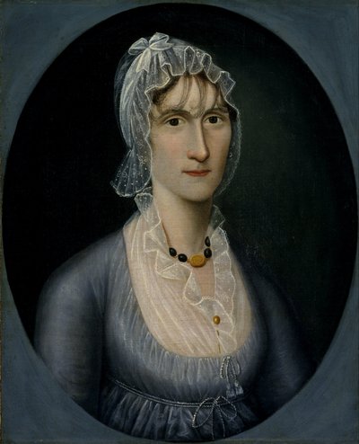 Porträt von Mrs. Barbara Baker Murphy (Ehefrau eines Kapitäns) von Joshua Johnson